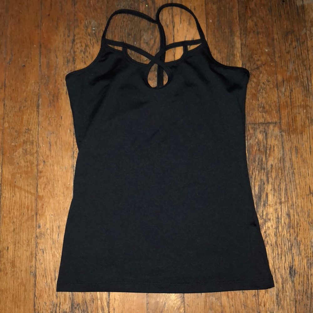 H&M Black Racerback Tank Size xs